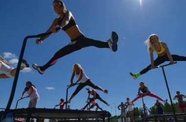 Студия фитнеса на батутах Jumping Fitness на Белореченской улице Фото 2 на сайте Mylublino.ru